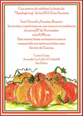Thanksgiving invitation español