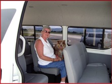 Wags arriving in Panama